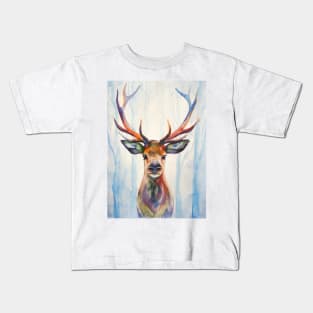 Watercolor deer Kids T-Shirt